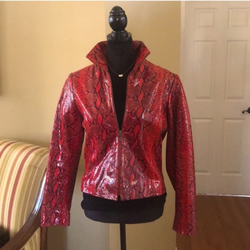 Y2K Yvonne Marie Leather Jacket
